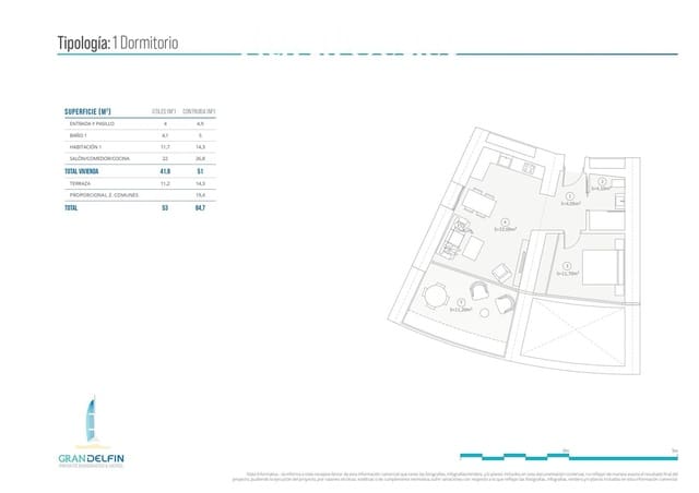 2 camera da letto Appartamento in vendita in Playa Poniente, Benidorm con piscina - 1.058.000 € (Rif: 9360737)
