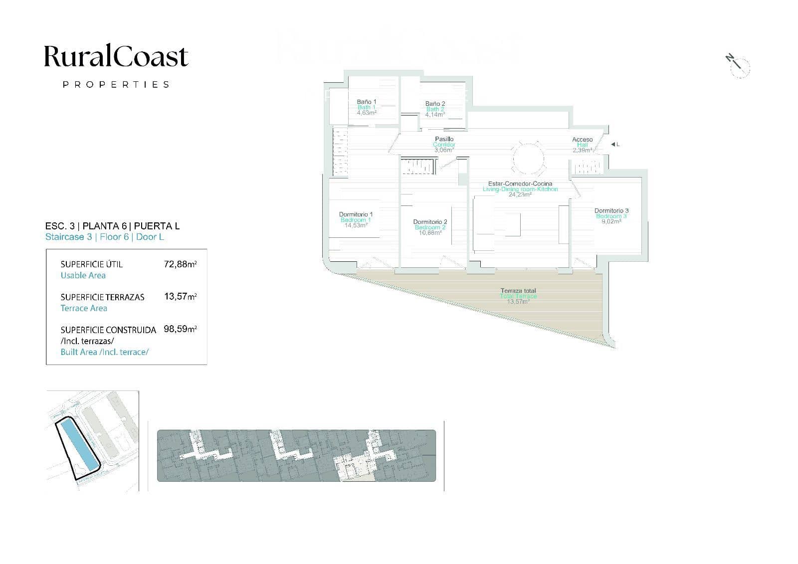 3 camera da letto Appartamento in vendita in La Villajoyosa / Vila Joiosa con piscina garage - 515.000 € (Rif: 9381980)