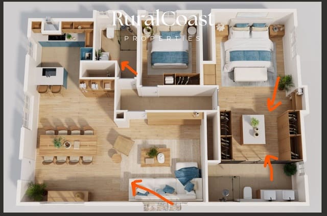 3 slaapkamer Villa te koop in Muchamiel / Mutxamel met zwembad garage - € 350.000 (Ref: 9778528)