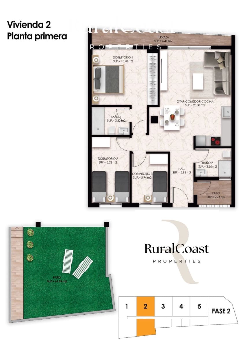 Piso de 3 habitaciones en El Campello en venta con garaje - 319.000 € (Ref: 9895402)