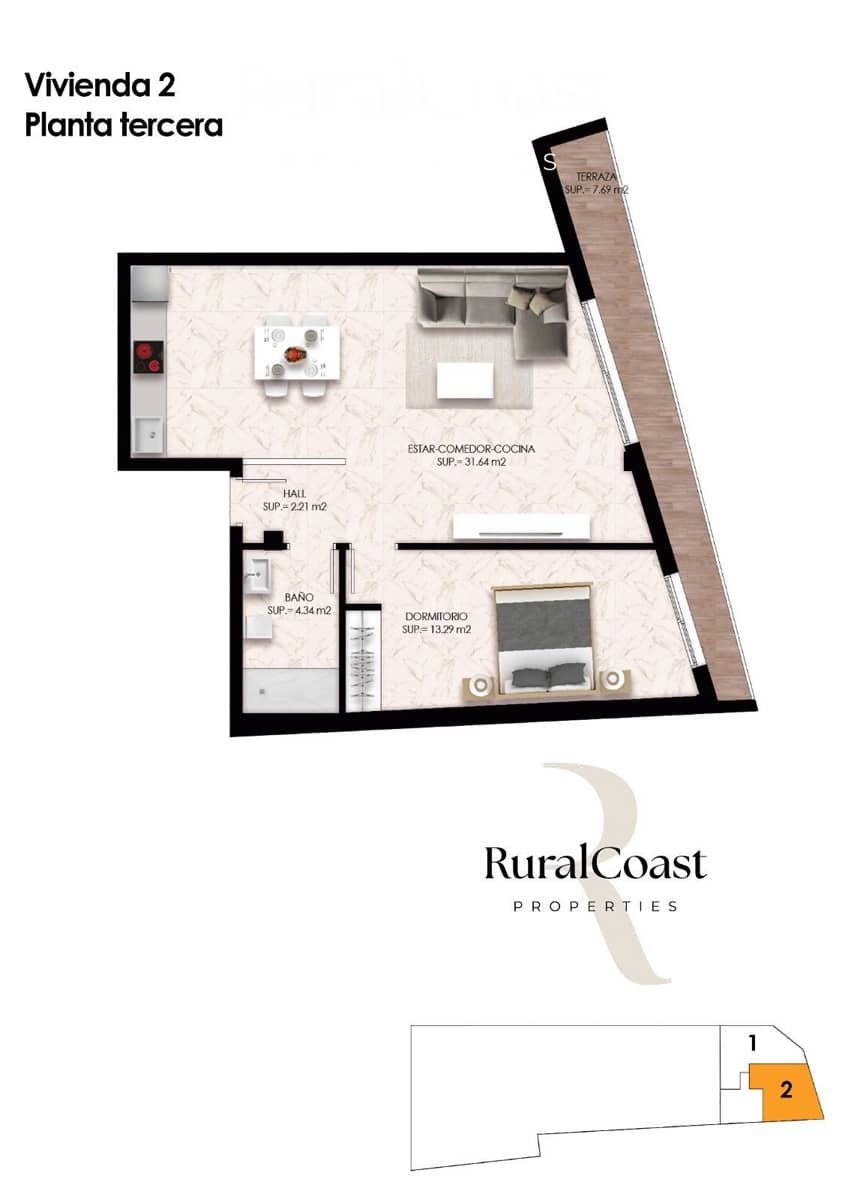 1 bedroom Flat for sale in El Campello with garage - € 181,500 (Ref: 9895403)