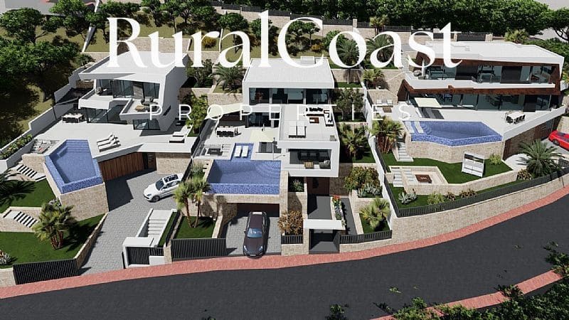 4 makuuhuone Huvila myytävänä paikassa Calpe / Calp mukana uima-altaan - 1 690 000 € (Ref: 9902054)