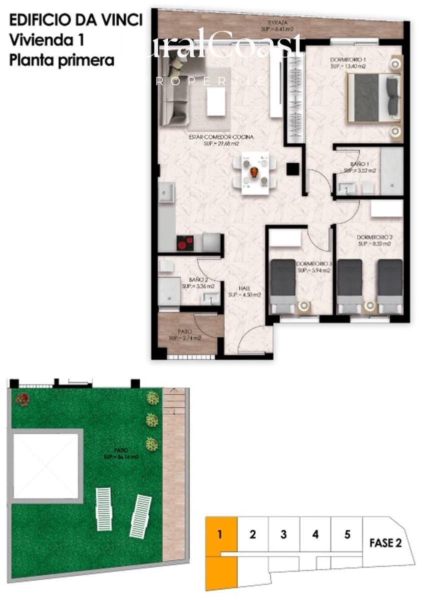 3 bedroom Flat for sale in El Campello with garage - € 360,000 (Ref: 9908997)