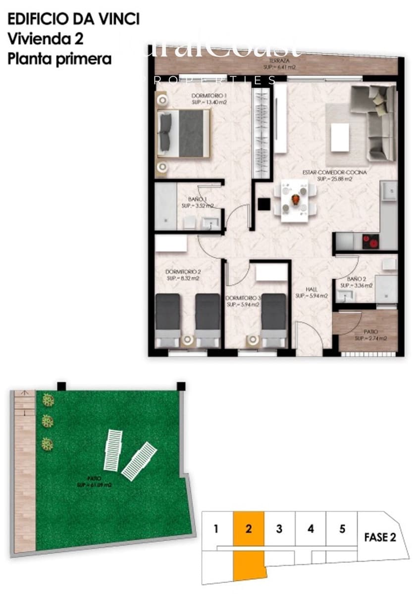 3 sypialnia Mieszkanie na sprzedaż w El Campello z garażem - 330 000 € (Ref: 9908998)