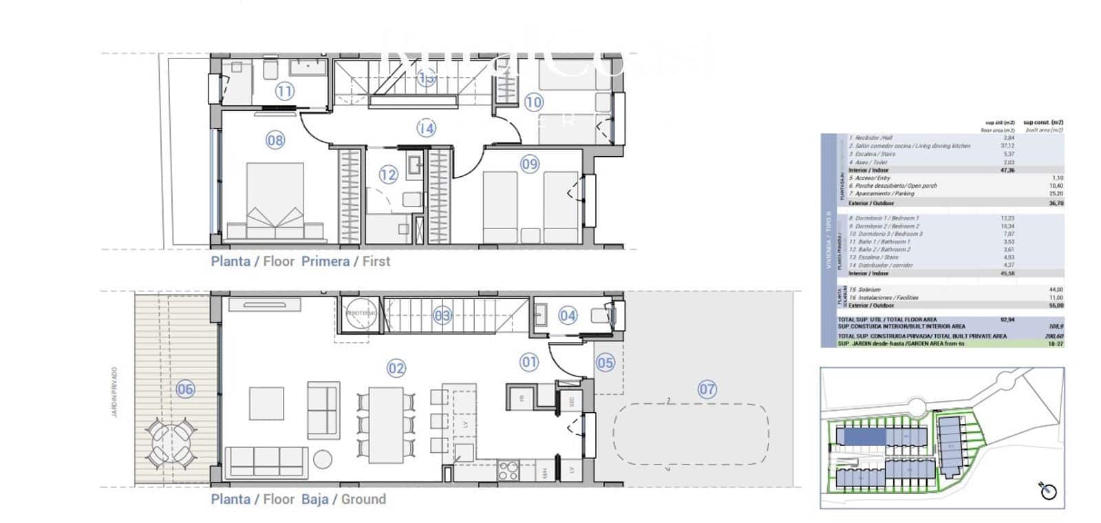 3 slaapkamer Huis te koop in El Campello met zwembad garage - € 541.000 (Ref: 9919039)
