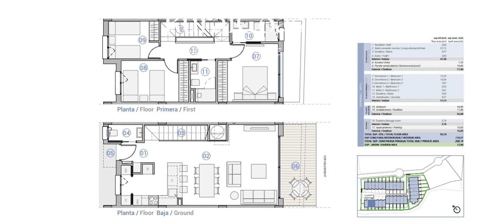 3 soveværelse Byhus til salg i El Campello med swimmingpool garage - € 537.000 (Ref: 9919114)
