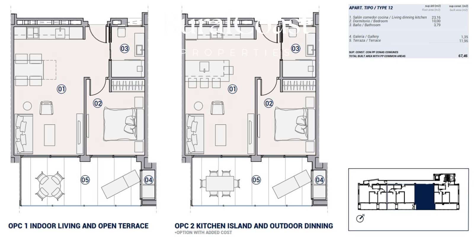 1 soverom Leilighet til salgs i La Villajoyosa / Vila Joiosa med svømmebasseng garasje - € 529 000 (Ref: 9921443)