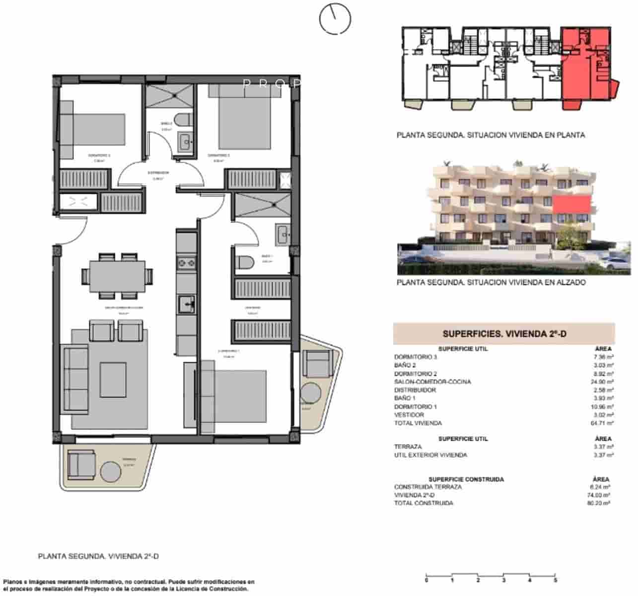 3 slaapkamer Flat te koop in El Campello met zwembad - € 445.000 (Ref: 9973864)