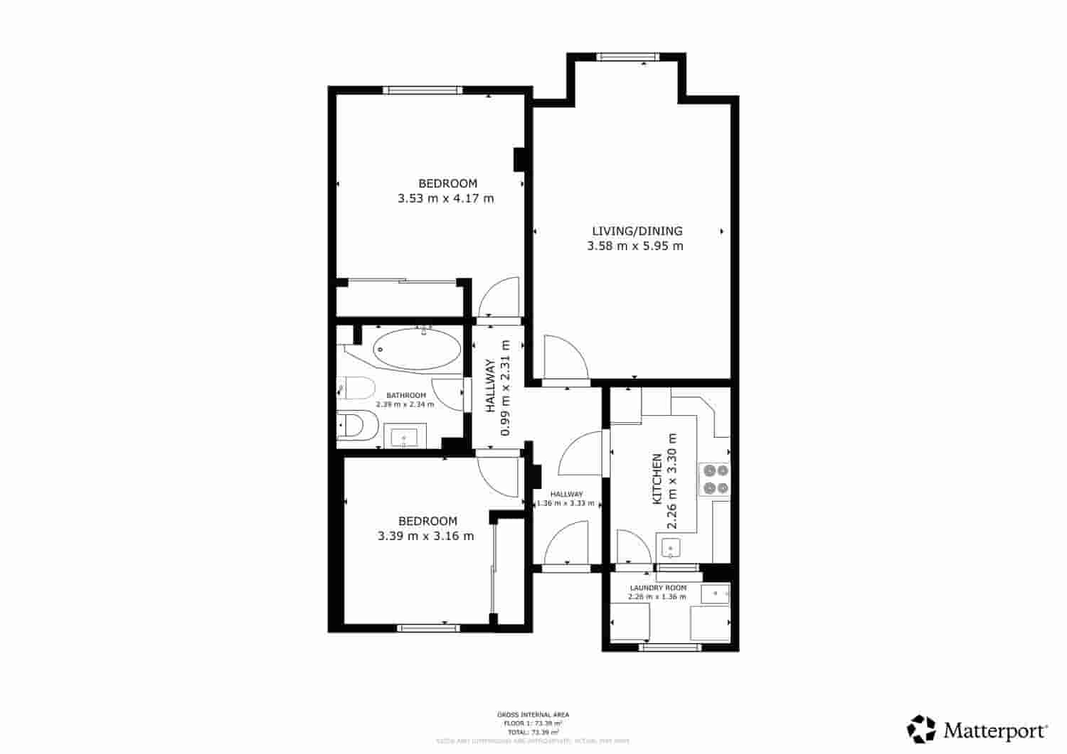 2 soveværelse Lejlighed til salg i Coin med garage - € 245.000 (Ref: 9371223)