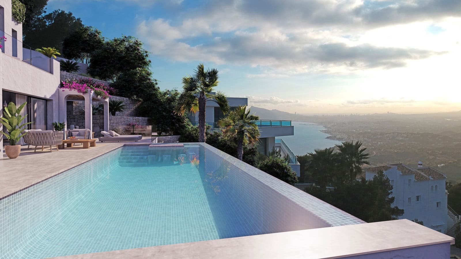 4 sypialnia Willa na sprzedaż w Altea z basenem garażem - 2 495 000 € (Ref: 7529873)