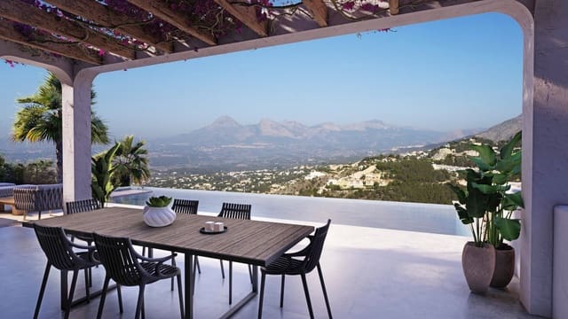 4 sypialnia Willa na sprzedaż w Altea z basenem garażem - 2 495 000 € (Ref: 7529873)