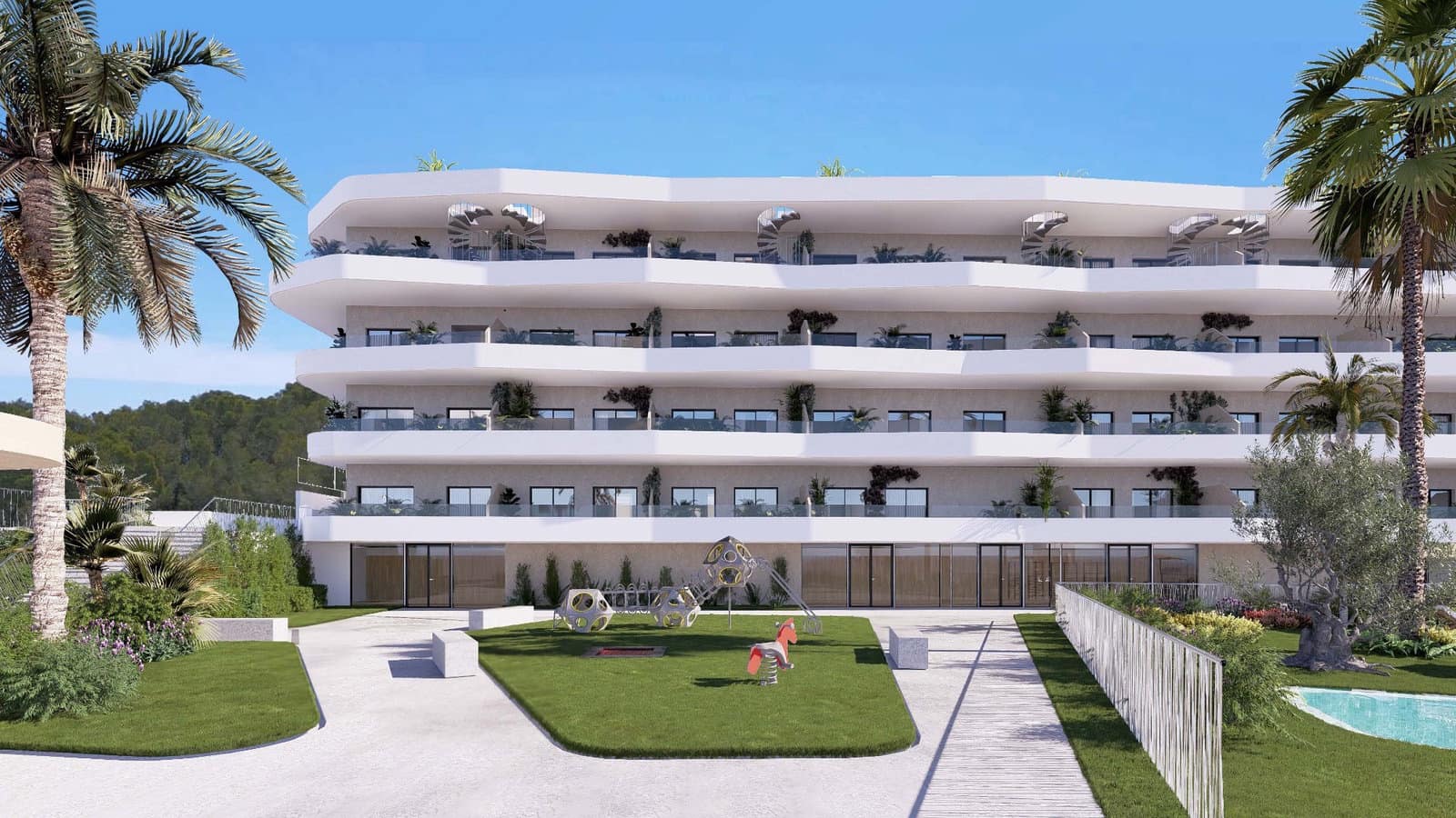 2 soveværelse Lejlighed til salg i La Nucia med swimmingpool garage - € 323.400 (Ref: 9114131)