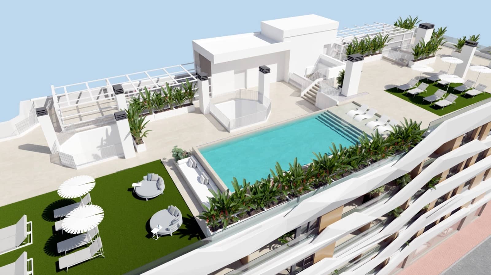Apartamento de 3 habitaciones en Guardamar del Segura en venta con piscina garaje - 519.000 € (Ref: 9690312)