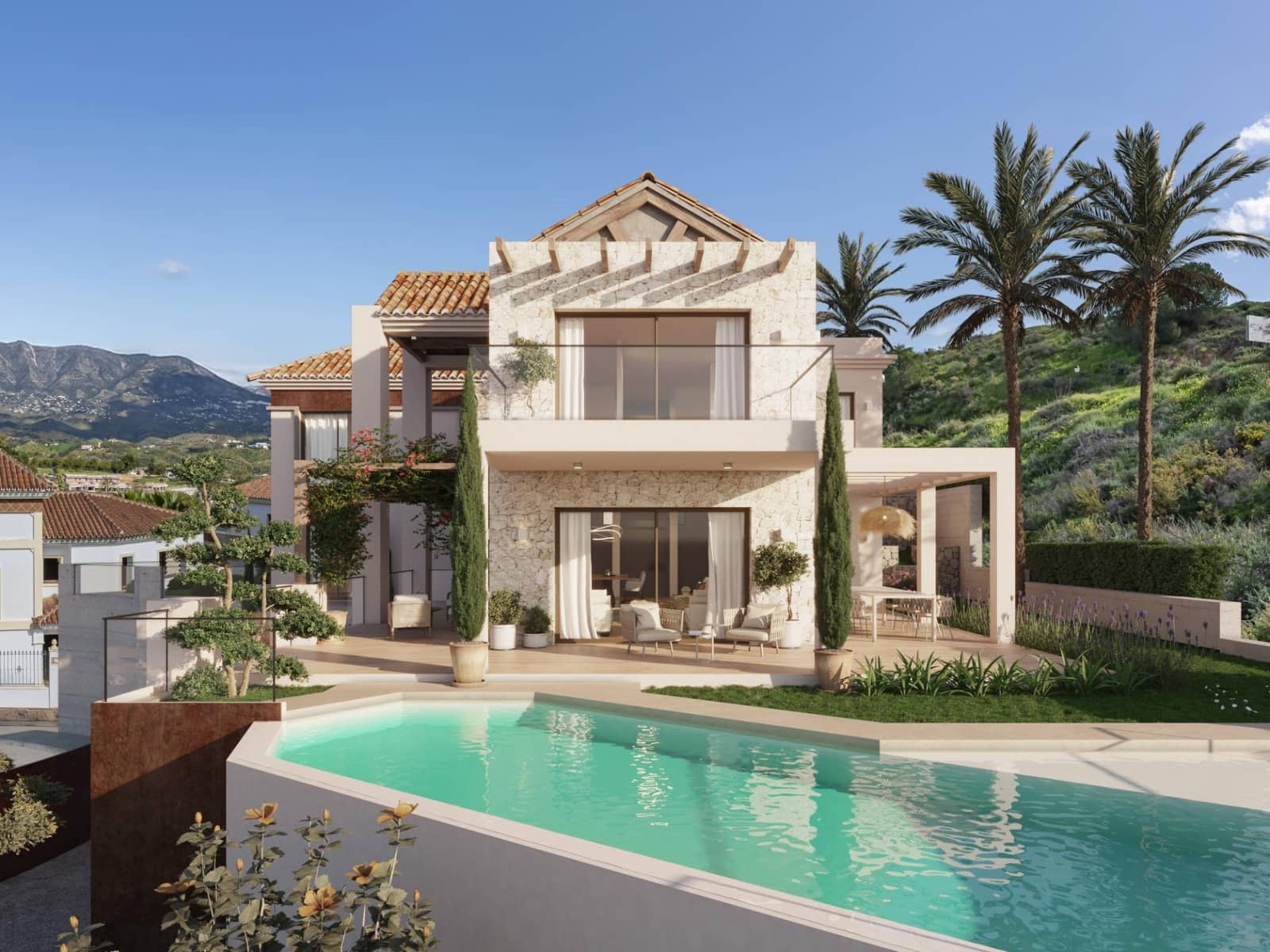 5 bedroom Villa for sale in Mijas with pool garage - € 1,495,000 (Ref: 8847554)