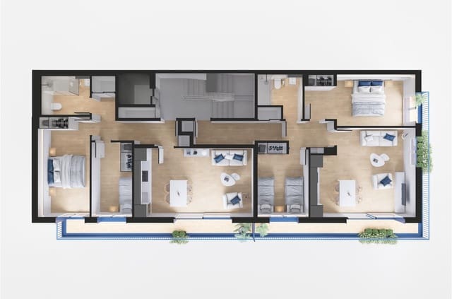 Piso de 2 habitaciones en Blanes en venta - 199.500 € (Ref: 9021091)