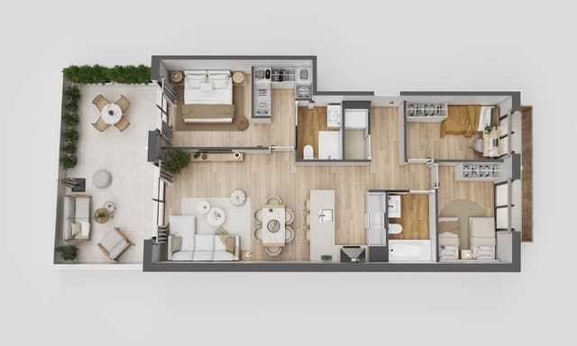 3 quarto Apartamento para venda em Granollers com garagem - 295 000 € (Ref: 9433634)