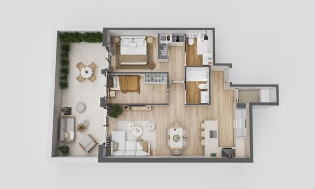 2 slaapkamer Appartement te koop in Granollers met garage - € 255.000 (Ref: 9433641)