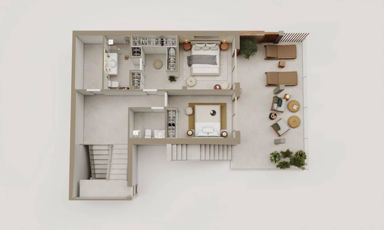 3 makuuhuone Kattohuoneisto myytävänä paikassa Cotobro mukana 
autotalli - 499 288 € (Ref: 9605079)