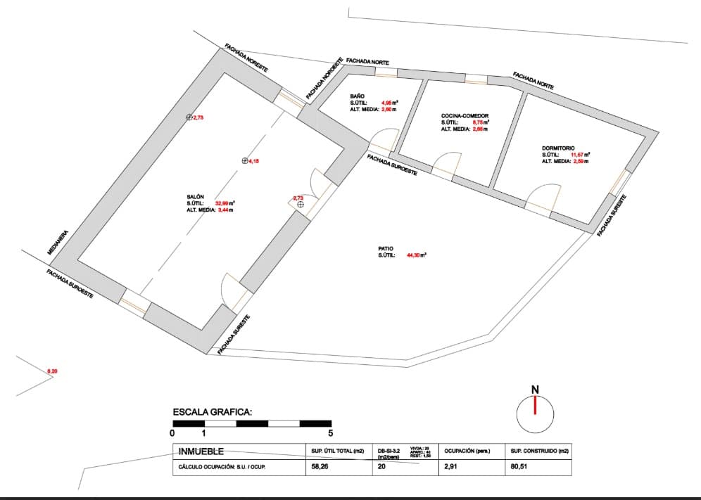 1 soveværelse Finca/Landehus til salg i Fataga - € 235.000 (Ref: 8760388)
