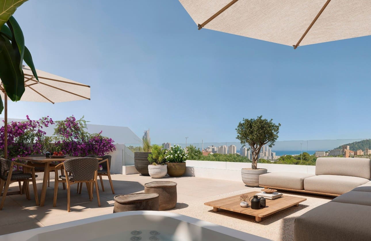 2 chambre Appartement à vendre à Finestrat avec piscine - 395 000 € (Ref: 10016951)