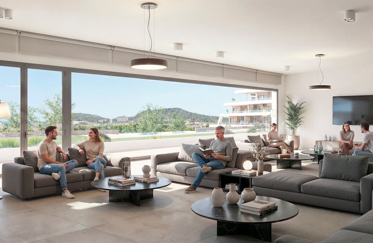 2 chambre Appartement à vendre à Finestrat avec piscine - 395 000 € (Ref: 10016951)