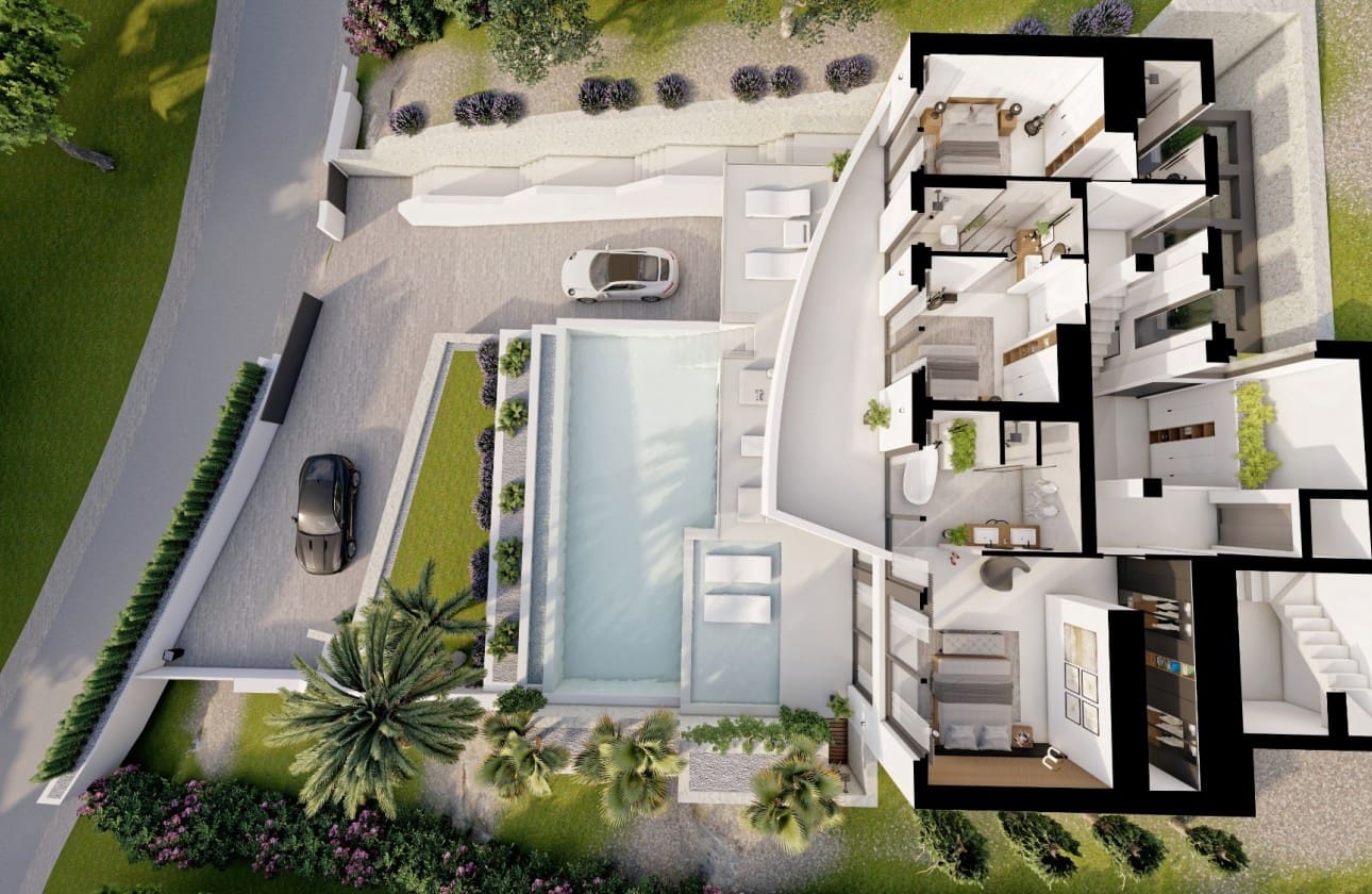 4 soverom Villa til salgs i Altea la Vella med svømmebasseng - € 1 900 000 (Ref: 8841782)