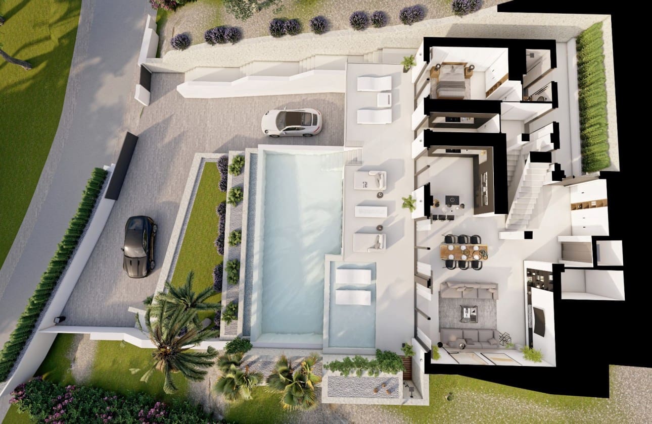 4 soverom Villa til salgs i Altea la Vella med svømmebasseng - € 1 900 000 (Ref: 8841782)