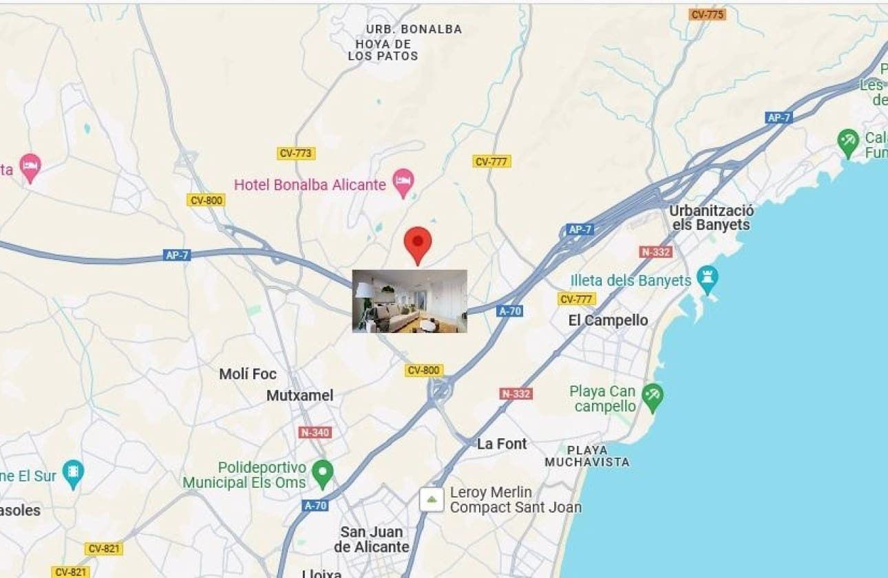 Chalet de 3 habitaciones en Muchamiel / Mutxamel en venta - 529.000 € (Ref: 8864267)