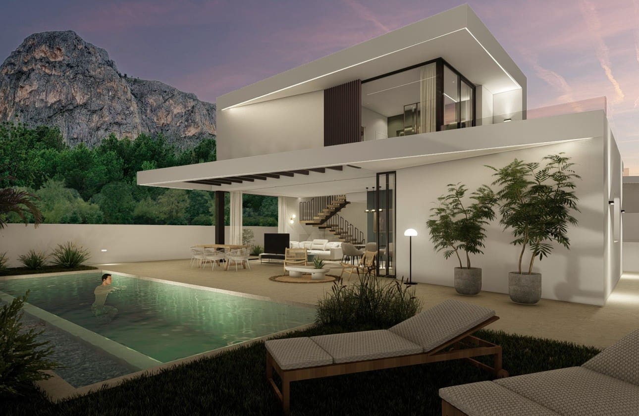 3 Zimmer Villa zu verkaufen in Polop mit Pool Garage - 730.000 € (Ref: 8864268)