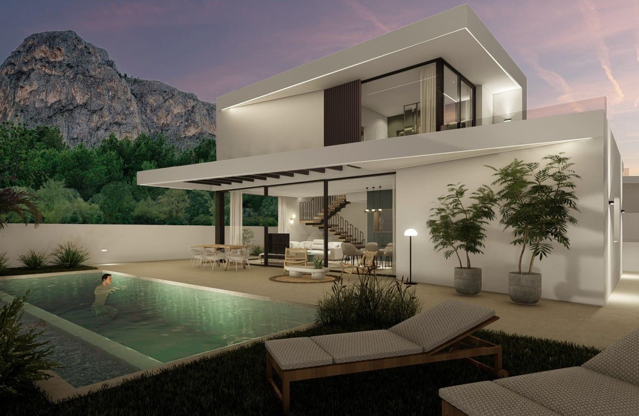 3 Zimmer Villa zu verkaufen in Polop mit Pool Garage - 730.000 € (Ref: 8864268)