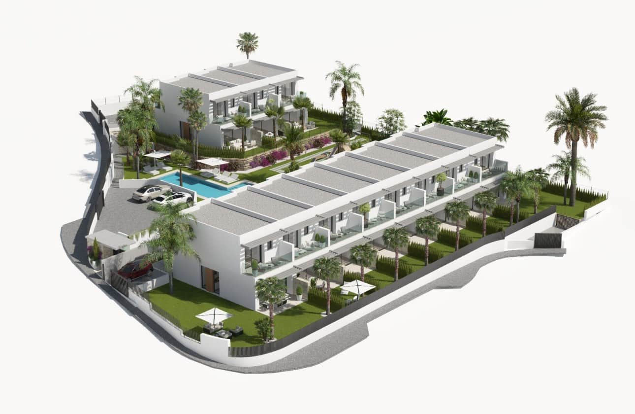 3 sypialnia Dom na sprzedaż w Finestrat z basenem garażem - 495 000 € (Ref: 8873846)