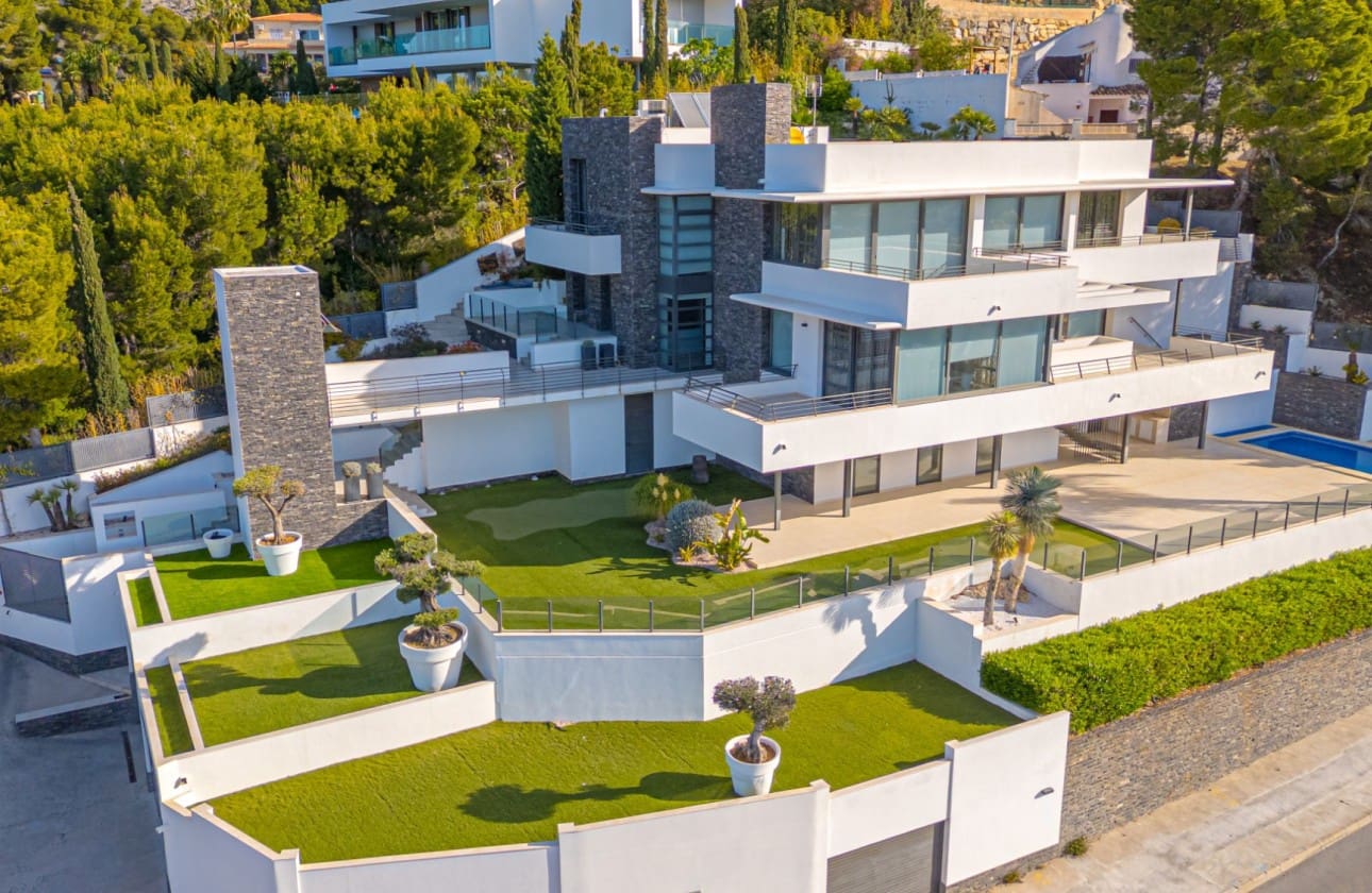 6 Zimmer Villa zu verkaufen in Altea mit Pool Garage - 2.875.000 € (Ref: 9064816)