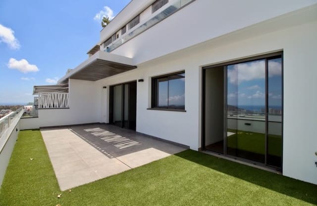 2 makuuhuone Kattohuoneisto myytävänä paikassa Balcón de Finestrat - Terra Marina, Finestrat mukana uima-altaan 
autotalli - 419 000 € (Ref: 9329957)