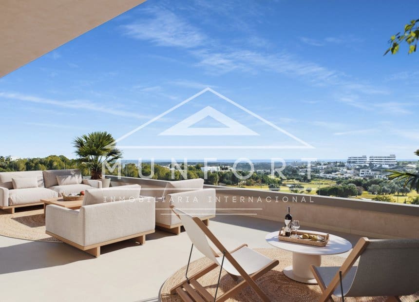 3 chambre Penthouse à vendre à Las Colinas Golf avec piscine - 935 000 € (Ref: 10024834)