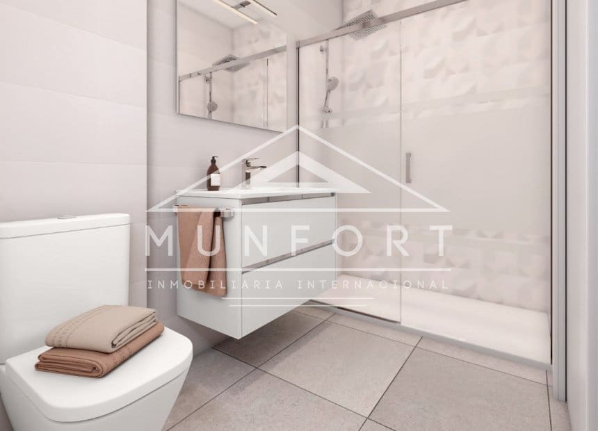 Apartamento de 3 habitaciones en La Manga del Mar Menor en venta con piscina - 385.000 € (Ref: 10029611)