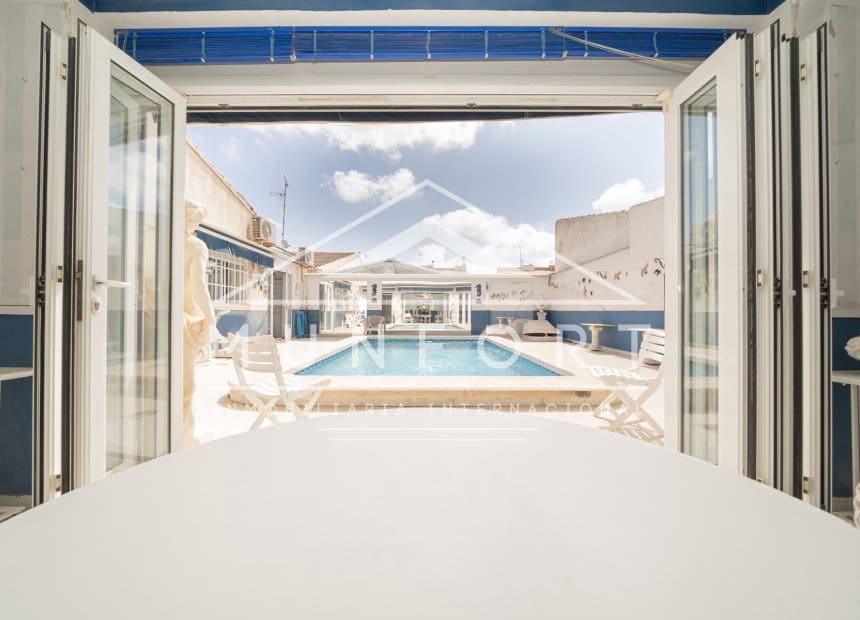 3 Zimmer Reihenhaus zu verkaufen in Santiago de la Ribera mit Pool - 339.000 € (Ref: 10029780)