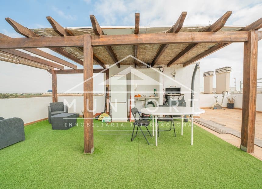 2 bedroom Penthouse for sale in Santiago de la Ribera with pool - € 229,900 (Ref: 10082021)