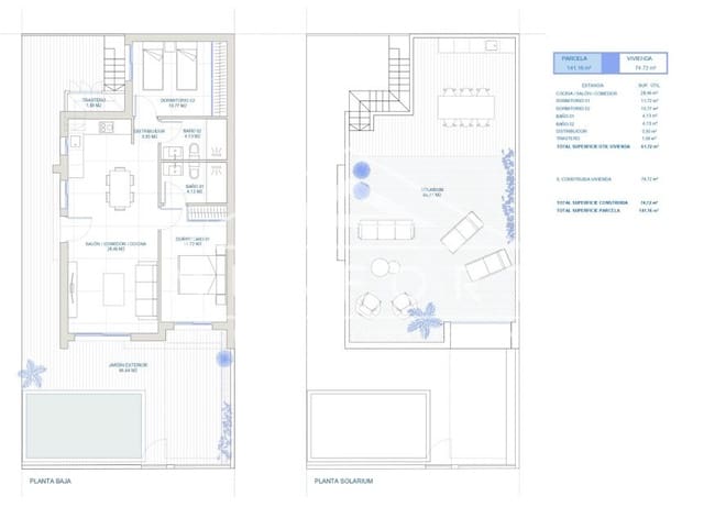 Chalet de 2 habitaciones en Roldan, Torre-Pacheco en venta con piscina - 242.500 € (Ref: 10095814)