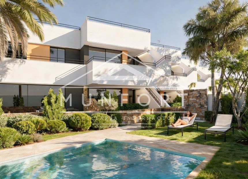 3 sypialnia Bungalow na sprzedaż w Pilar de la Horadada z basenem garażem - 370 000 € (Ref: 10117113)