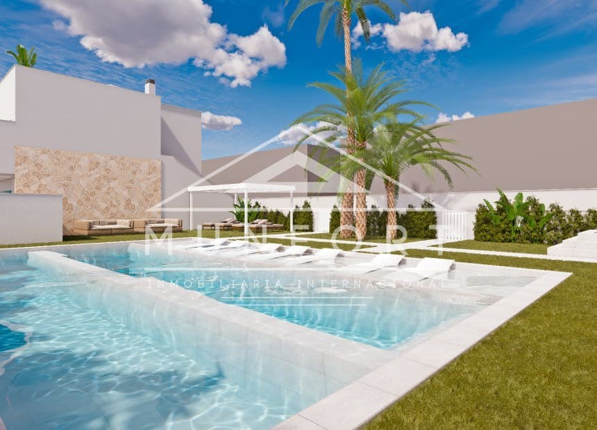 3 sypialnia Bungalow na sprzedaż w El Mojon z basenem garażem - 364 000 € (Ref: 10120911)