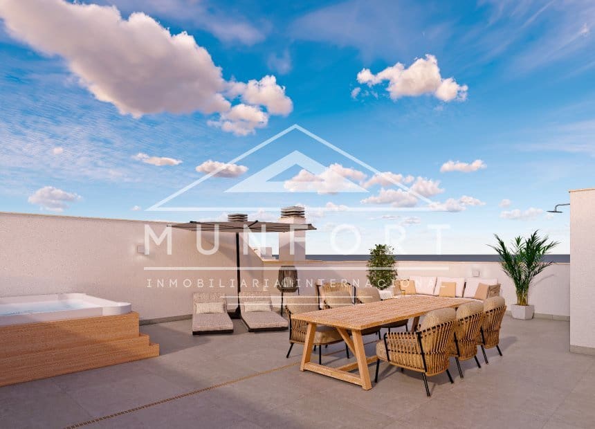 3 sypialnia Bungalow na sprzedaż w El Mojon z basenem garażem - 364 000 € (Ref: 10120911)