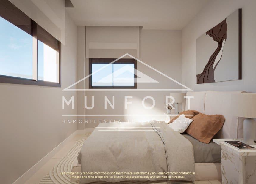 2 soveværelse Penthouse til salg i Corvera med swimmingpool garage - € 299.000 (Ref: 10163641)