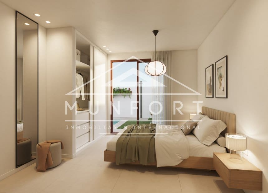 2 makuuhuone Bungalow myytävänä paikassa San Pedro del Pinatar mukana uima-altaan 
autotalli - 309 900 € (Ref: 10169344)