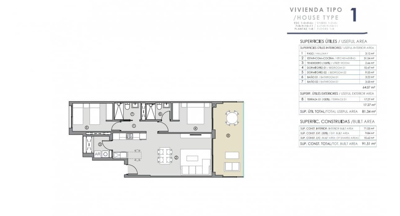 3 chambre Appartement à vendre à Orihuela Costa avec piscine - 364 000 € (Ref: 8378961)