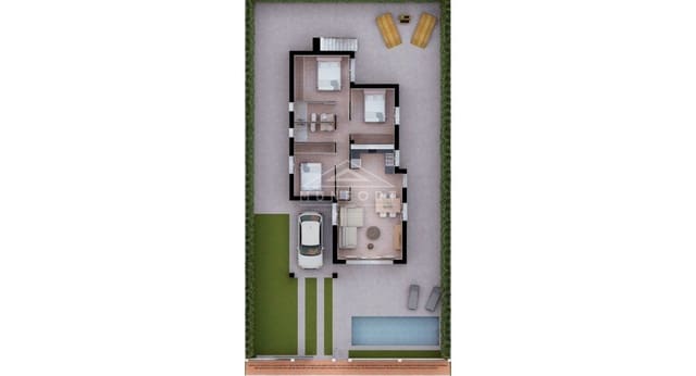 3 bedroom Villa for sale in Las Lomas de Rame - Bahía Bella, Los Alcázares with pool - € 361,500 (Ref: 8378968)