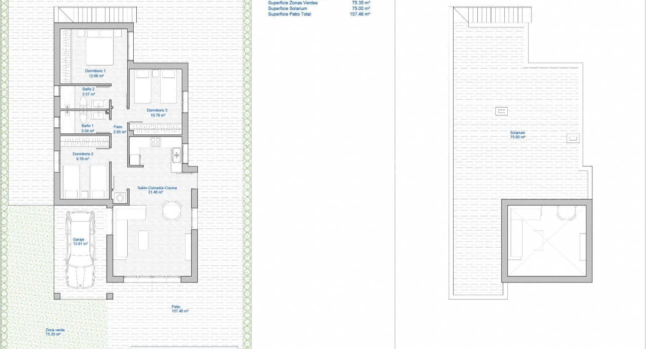 3 slaapkamer Villa te koop in Los Alcazares met zwembad - € 361.500 (Ref: 8378968)