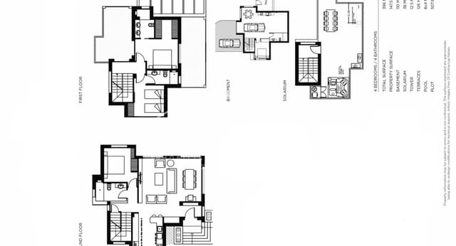 4 makuuhuone Huvila myytävänä paikassa Ciudad Quesada, Rojales mukana uima-altaan - 985 000 € (Ref: 8379061)