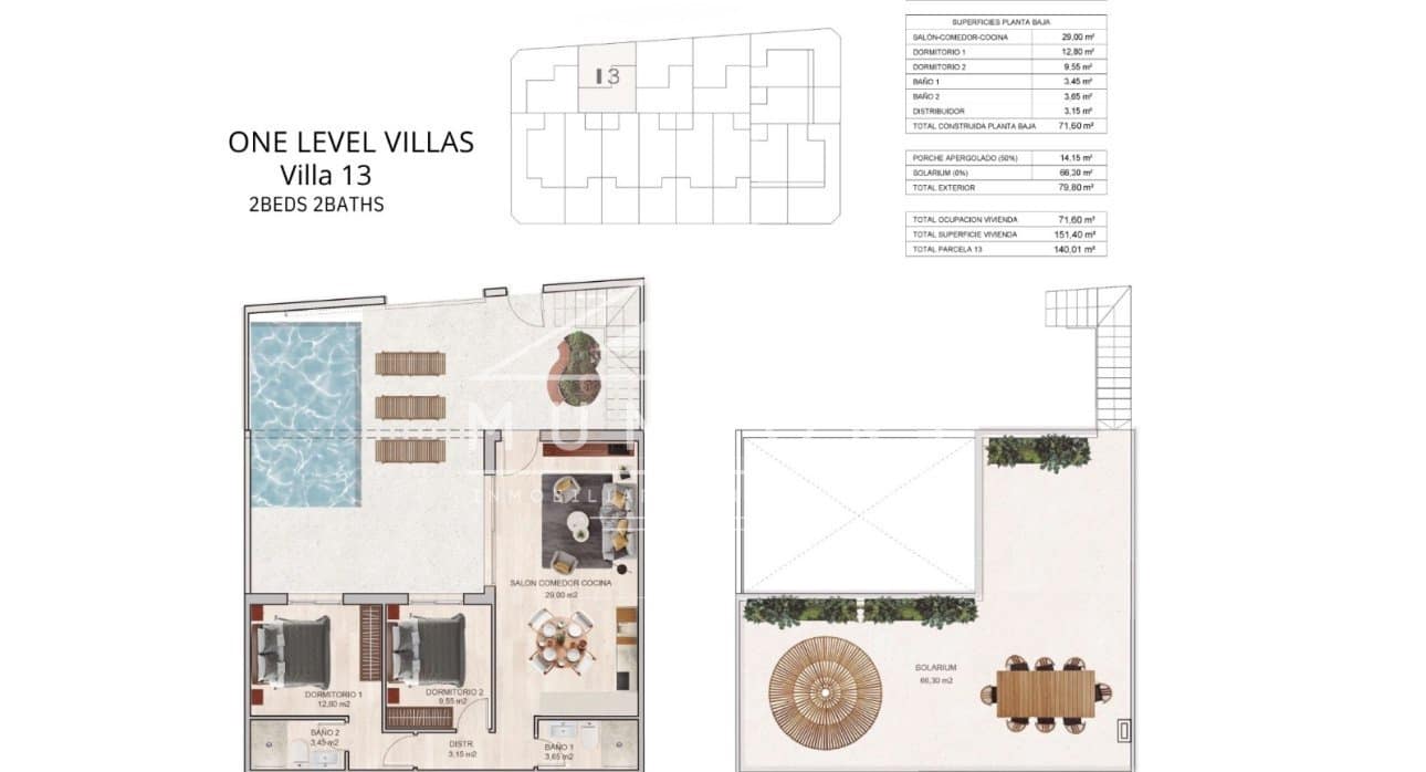 2 slaapkamer Villa te koop in Pilar de la Horadada - € 350.000 (Ref: 8437972)