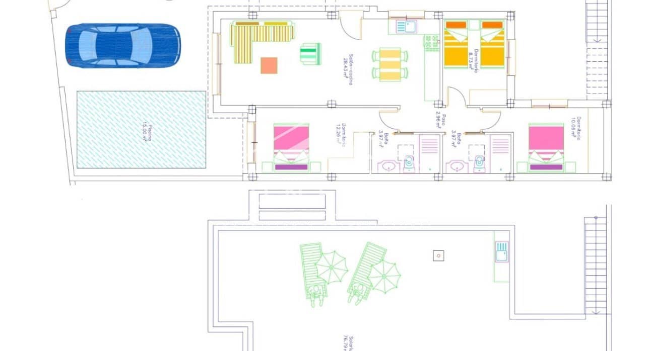 3 slaapkamer Villa te koop in San Javier met zwembad - € 339.900 (Ref: 8722631)