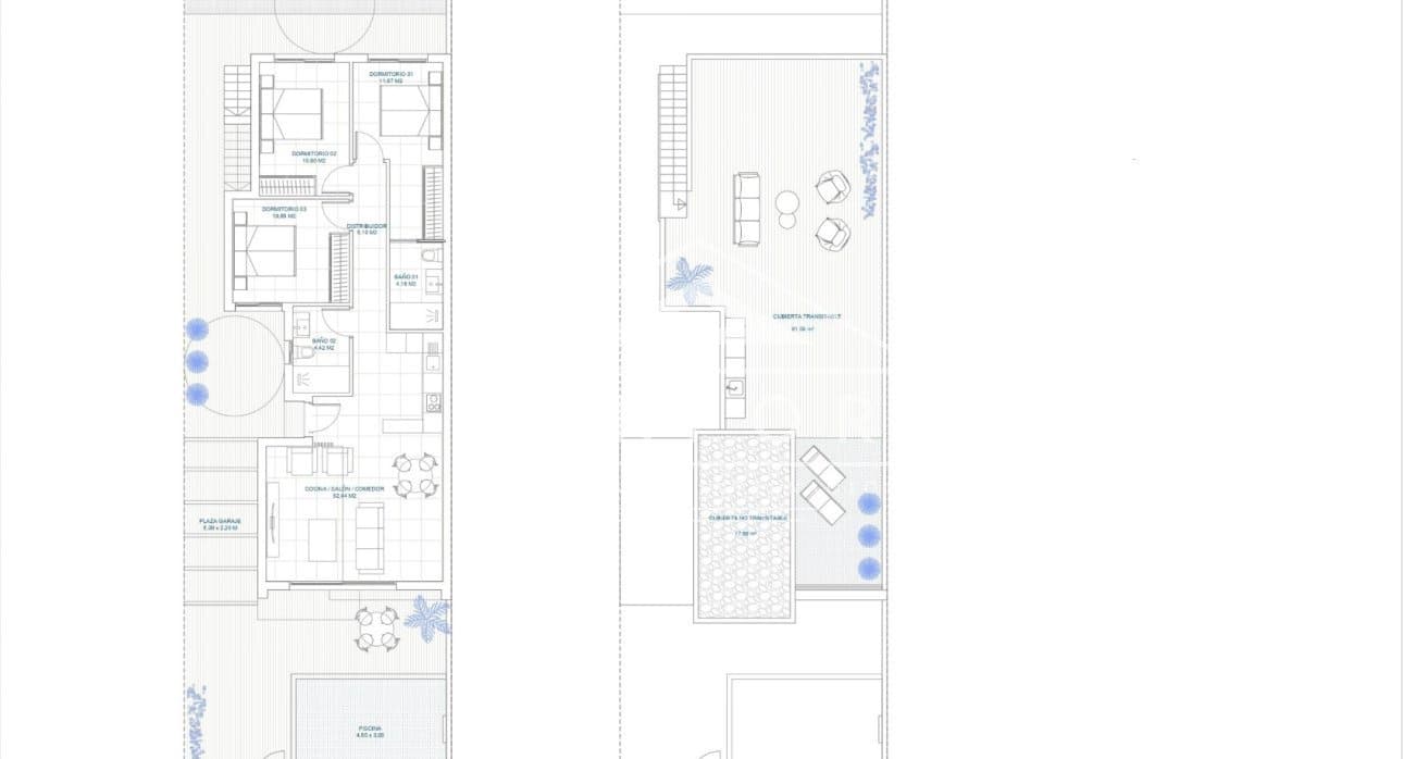 3 soveværelse Villa til salg i Los Alcazares med swimmingpool - € 392.000 (Ref: 8723095)